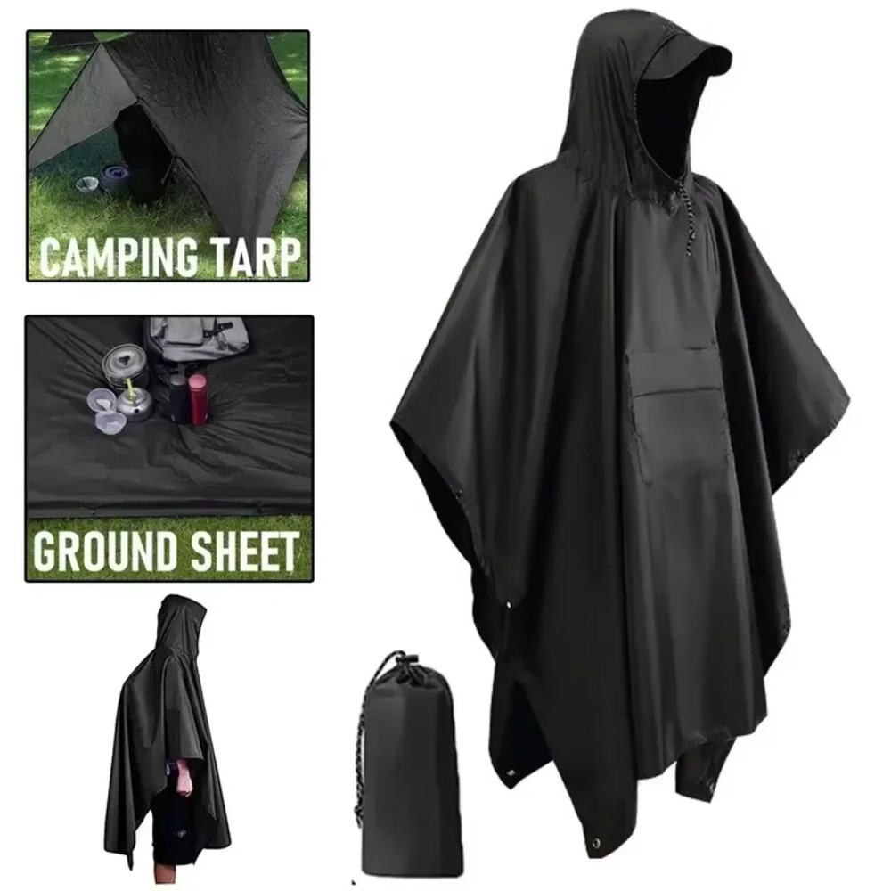 Outdoor Multifunctional 3 In 1 - Emergency Poncho Rain review and price