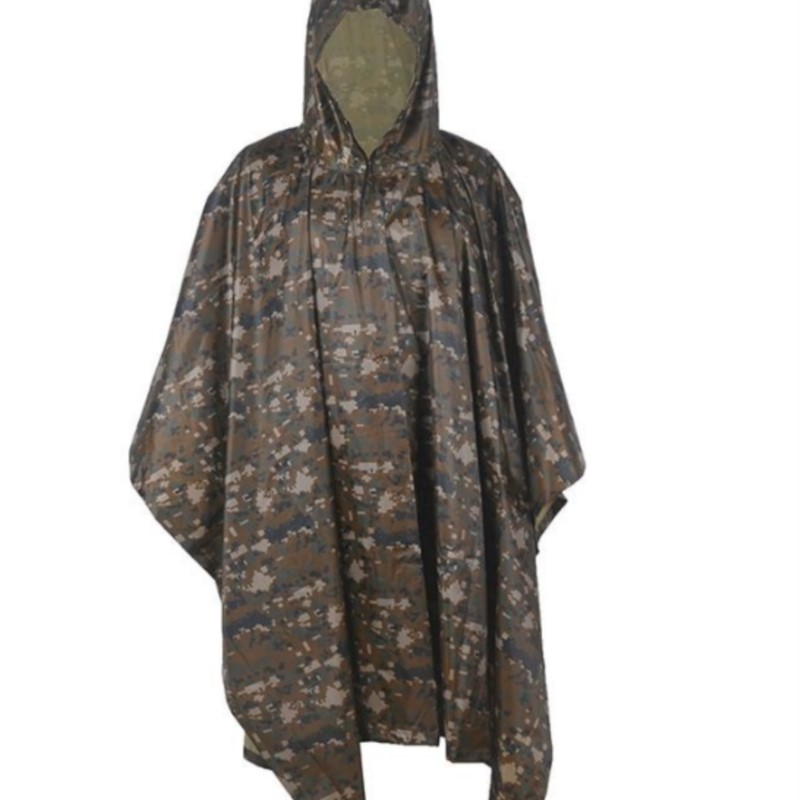 PVC/PU Camouflage Tactical Rai - Emergency Poncho Rain review and price