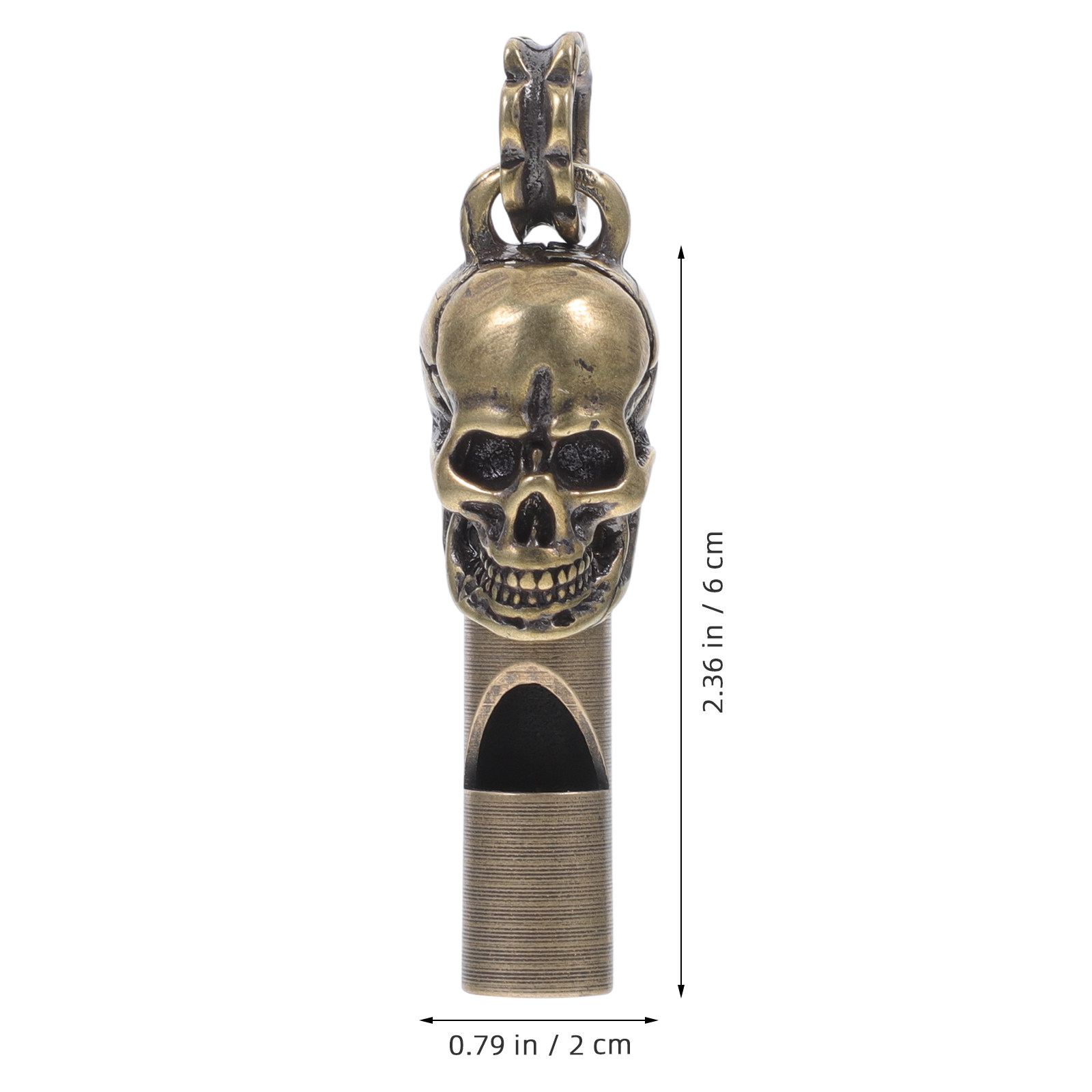 Spooky Skull Head Copper Whist - Emergency Whistle Loud review and price